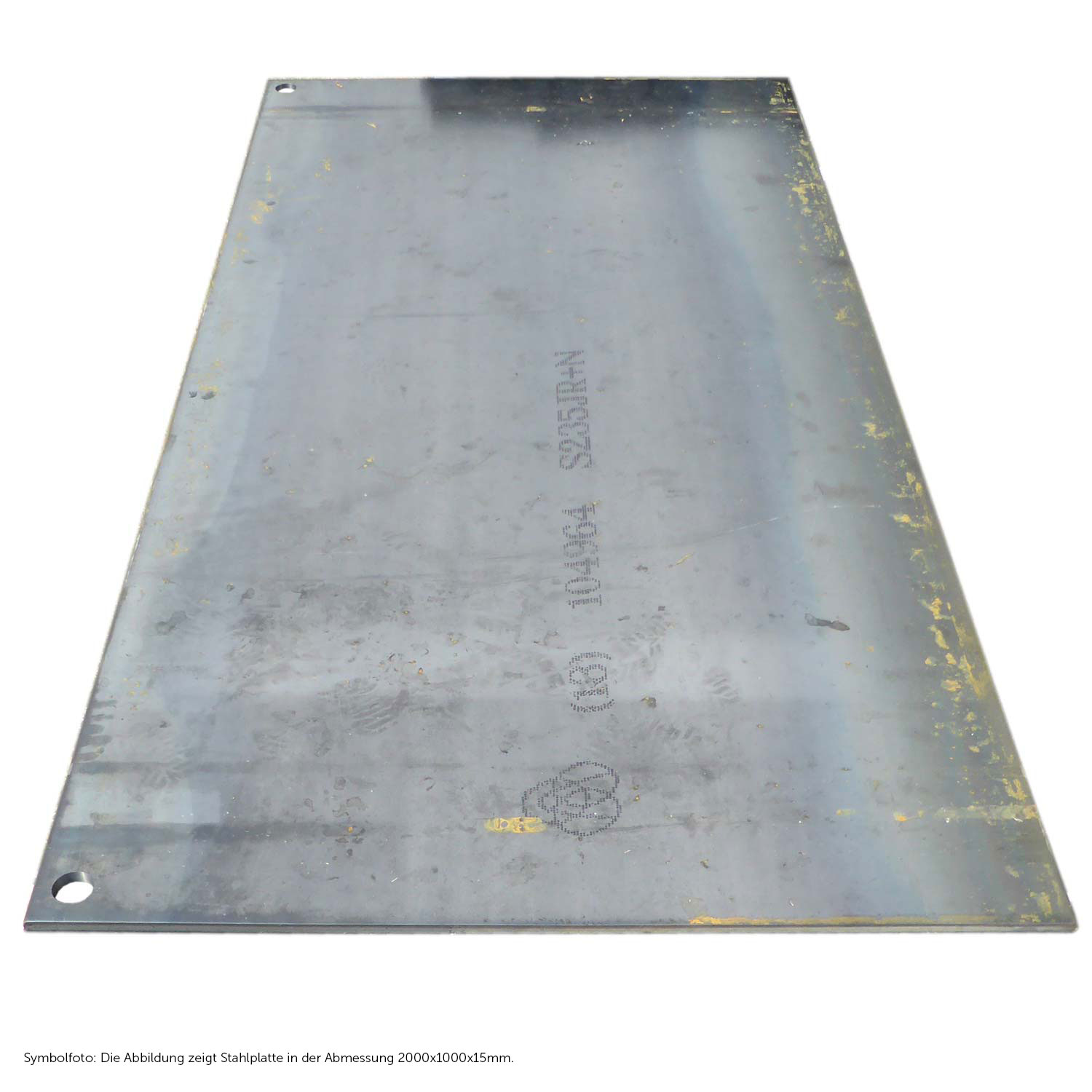 Stahlplatte Stahlplatten Metallplatte Flachstahl Eisenplatte Fußplatte S235-310 bis 400 mm 310 x 310 mm, 4 mm