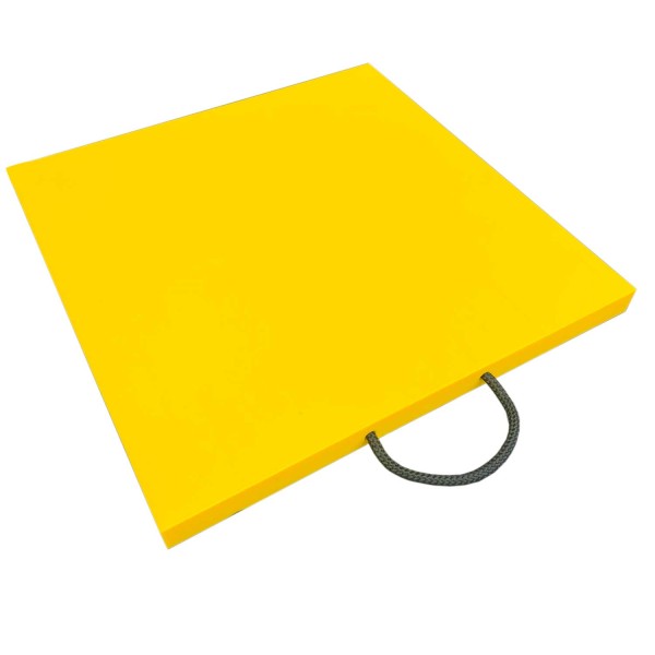 Abstützplatte Kunststoff HiViz in gelb