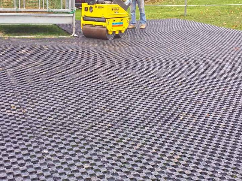 Paddockplatten ohne Unterbau selber verlegen - Paddocks ohne Matsch