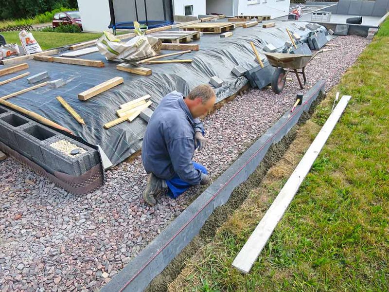 Kiesweg anlegen, gestalten und stabilisieren mit dem Kiesgitter KG30