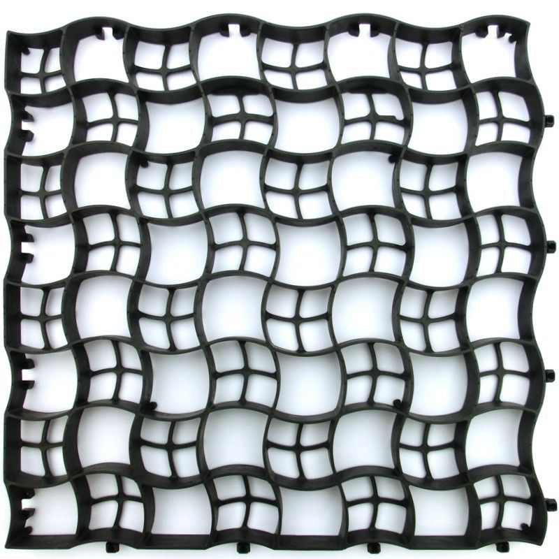 Bodengitter BG30 · 0,3364 m² · 580 x 580 x 30 · 67mm Gitteröffnungsweite · Belastbar bis ca. 400 t/m² · On-Top Verlegung · Kunststoff Bodengitter · Rasen- & Kiesstabilisierung