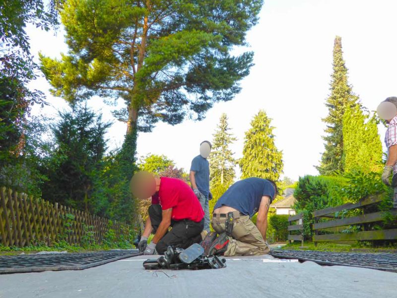 Mobile Baustrasse Modul Haus 52 referenz