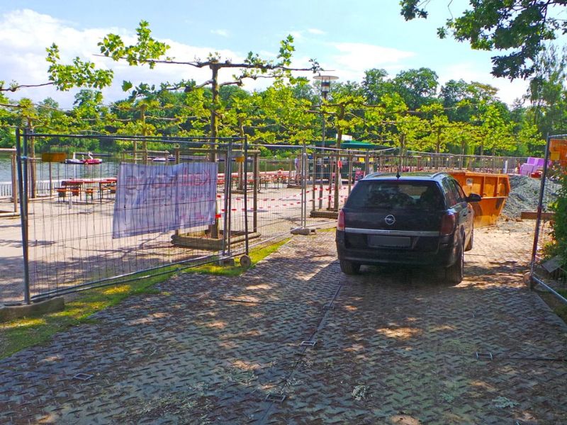 Fahrplatten zum Schutz von Baumwurzeln (Wurzelschutz)