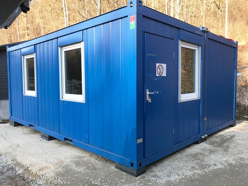 Unterlegplatten für Bürocontainer zum nivellieren und ausgleichen unterschiedlicher Höhen