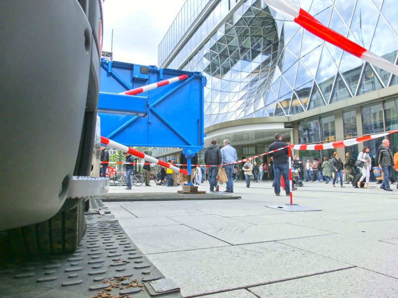 Bodenschutz für das Wolkenkratzer Festival in Frankfurt/Main