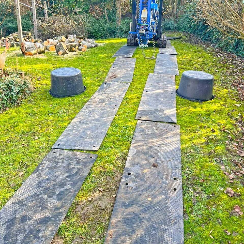v:tek TRACK schmale Fahrplatte aus Kunststoff