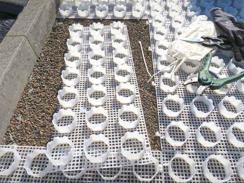 Kiesweg anlegen, gestalten und stabilisieren mit dem Kiesgitter KG30