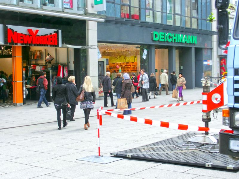 Bodenschutz für das Wolkenkratzer Festival in Frankfurt/Main