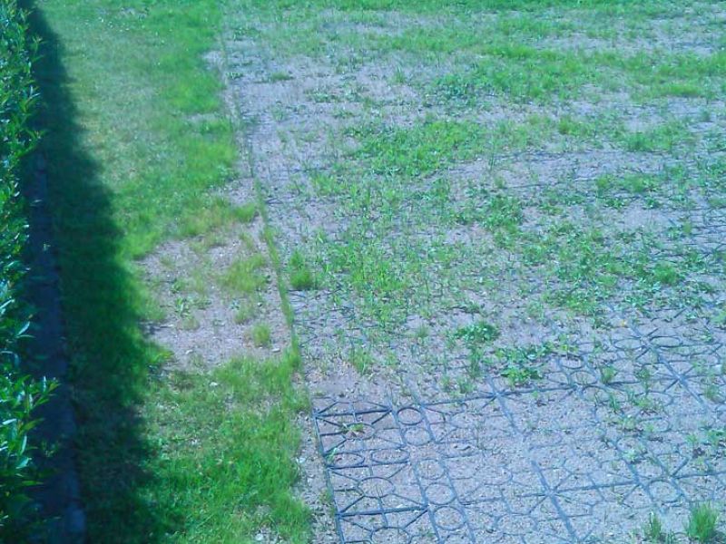 Rasengitter RG24 zur Rasenverstärkung gegen Spurrillen und Matsch im Garten