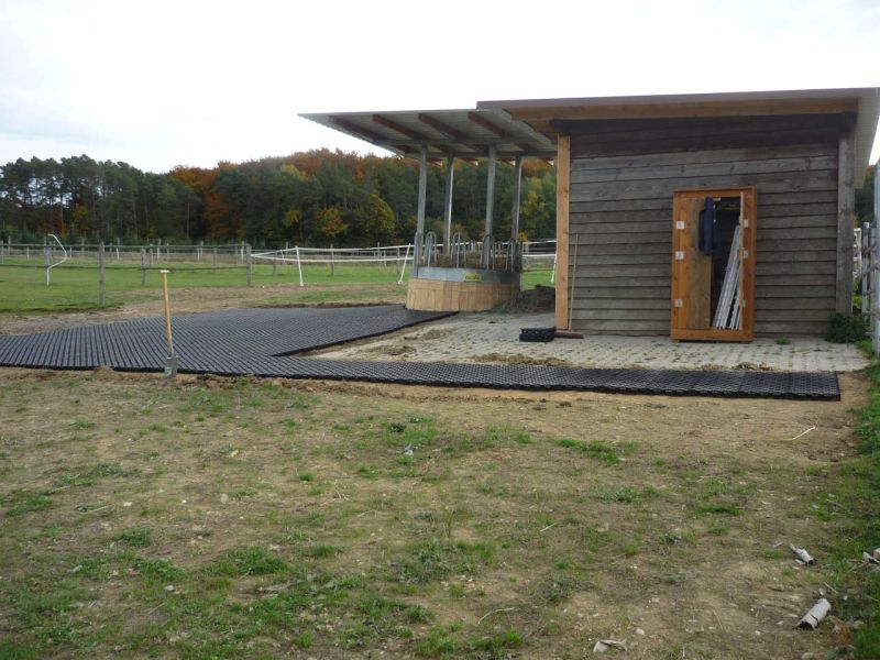 Paddockplatte pp60 für ein Profi Pferde paddock