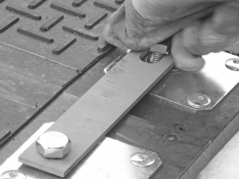 Baustraße im Gleisbau - Zugspitzbahn in Garmisch-Patenkirchen