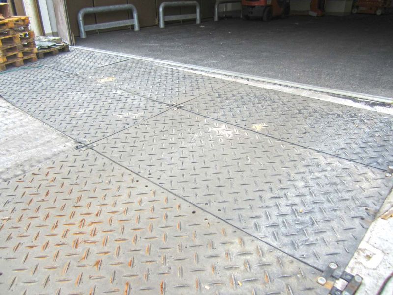 Mobile Baustraße als Pflasterschutz in Recklinghausen, NRW