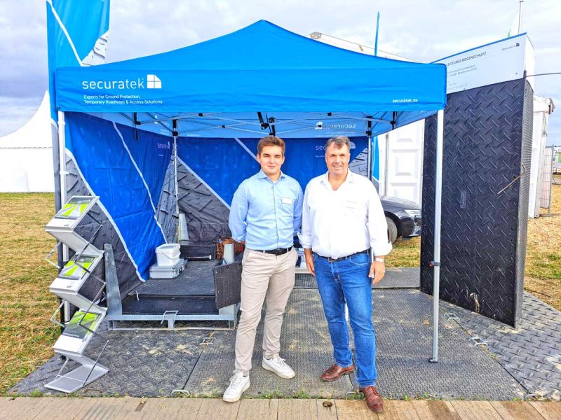 Securatek auf den DLG Waldtagen 2022 in Lichtenau, Stand E569