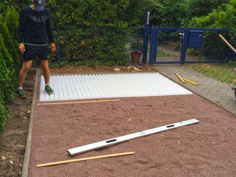 Kiesgitter KG30 R ckbau Pflastersteine Parkplatz Schotter 004 referenz