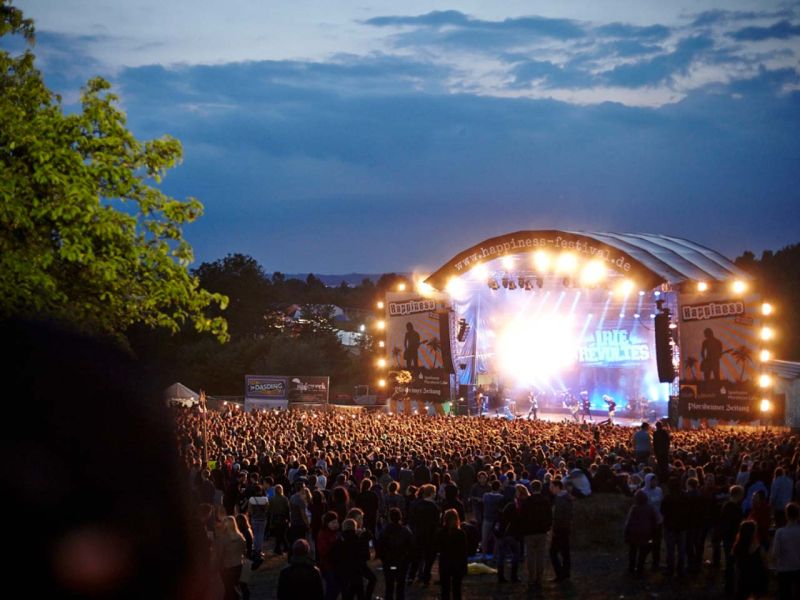 Mobile Fahrstraße für ein Open-Air-Event / Festival