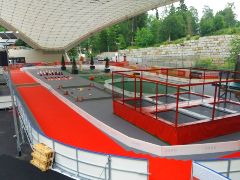 Multi Sportbobden MSB10 als Eventboden und Veranstaltungsfläche für die Sommersaison in der Schierker Feuerstein Arena