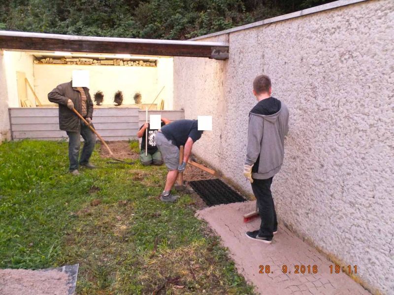 Bodengitter BG30 zur Befestigung der Laufwege in der Schießanlage eines Schützenverein