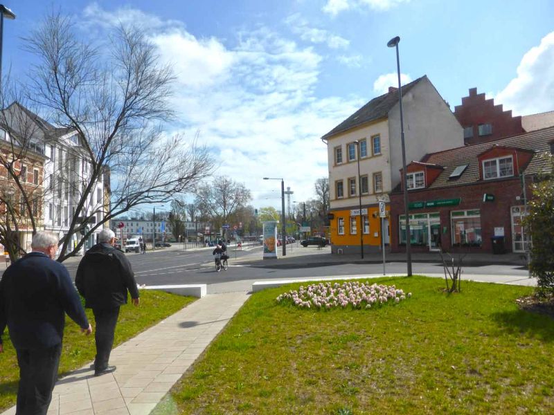 Pflasterschutz für einen temporären Busbahnhof zur BUGA