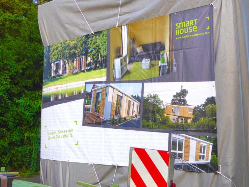 Mobile Baustrasse Modul Haus 73 referenz