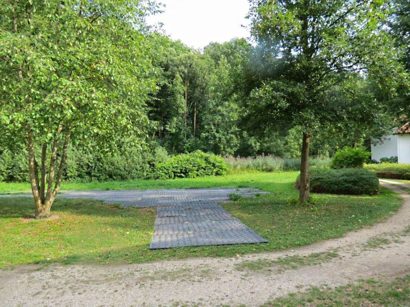 Baustraße zur Renovierung eines Gebäudes in Landshut