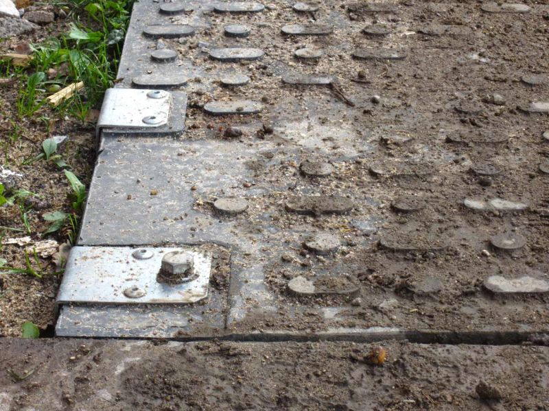 Schwerlast Baustraße - Schutz unterirdischer Gasleitungen