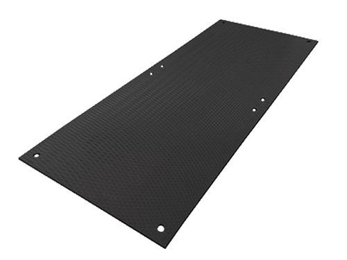 Die leichte v:tek MINI Fahrplatte mit DiamondGrip-Profil auf der Oberseite