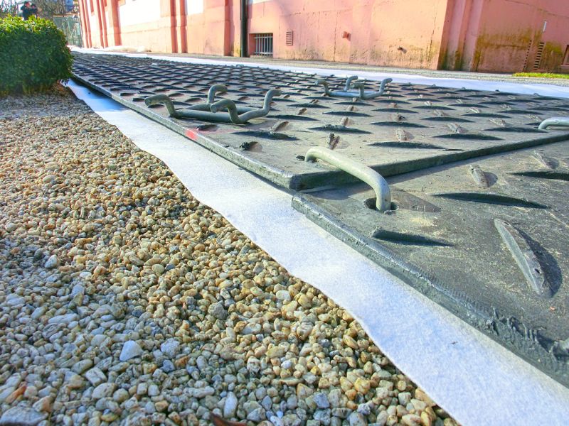 Mobile Baustraße im Schlosspark Weilburg