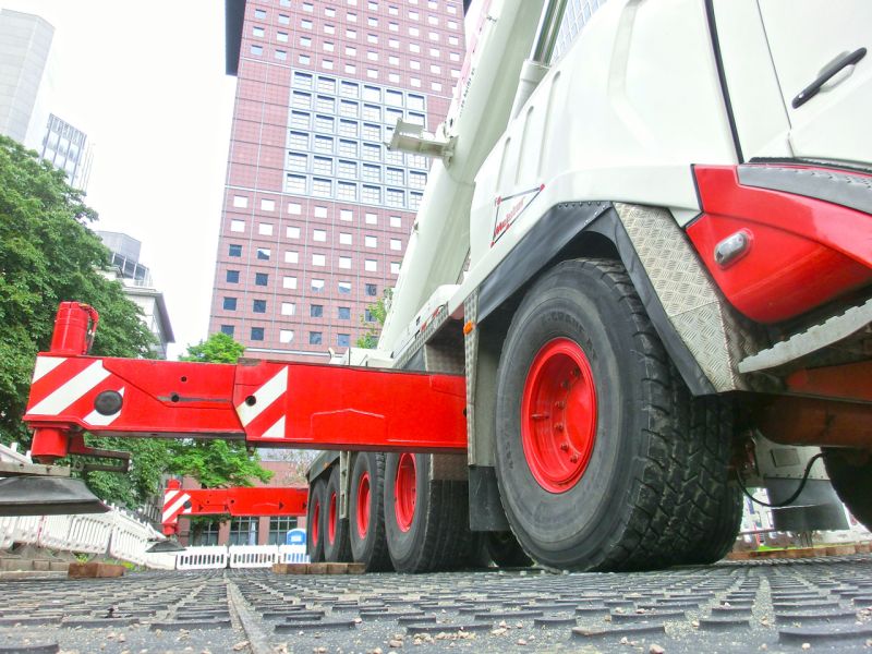 Bodenschutz für das Wolkenkratzer Festival in Frankfurt/Main