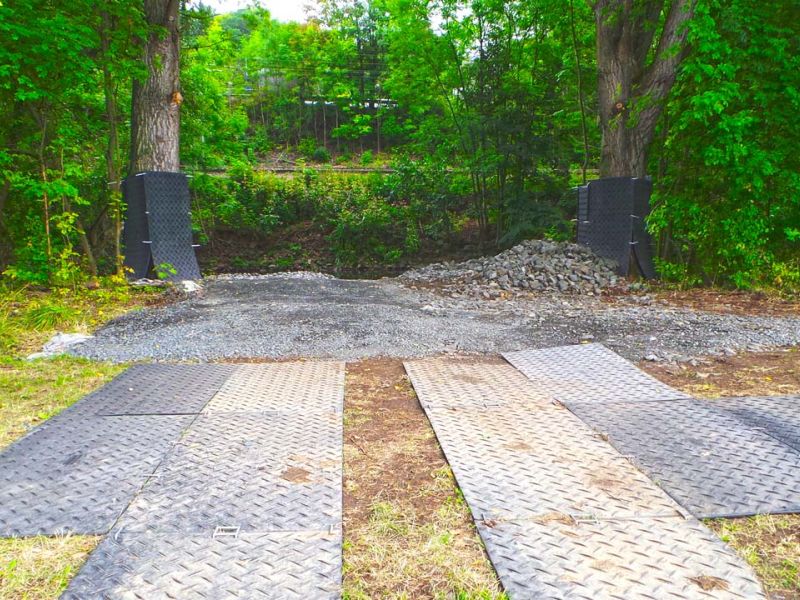 Mobile Baustraße als Zufahrtslösung für die DB Netz AG