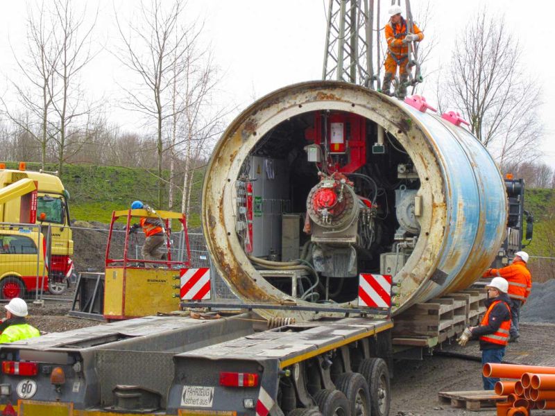 Schwerlast Baustraße zur Traglastverteilung (150t LKW)
