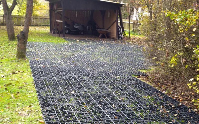 Rasengitter RG24 ohne Unterbau verlegen Garten 008 referenz