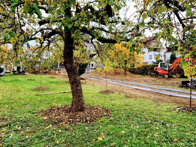 v:tek Fahrplatten-Set als Fahrspur mit Kunststoff Überfahrplatten im Gartenbau & Landschaftsbau