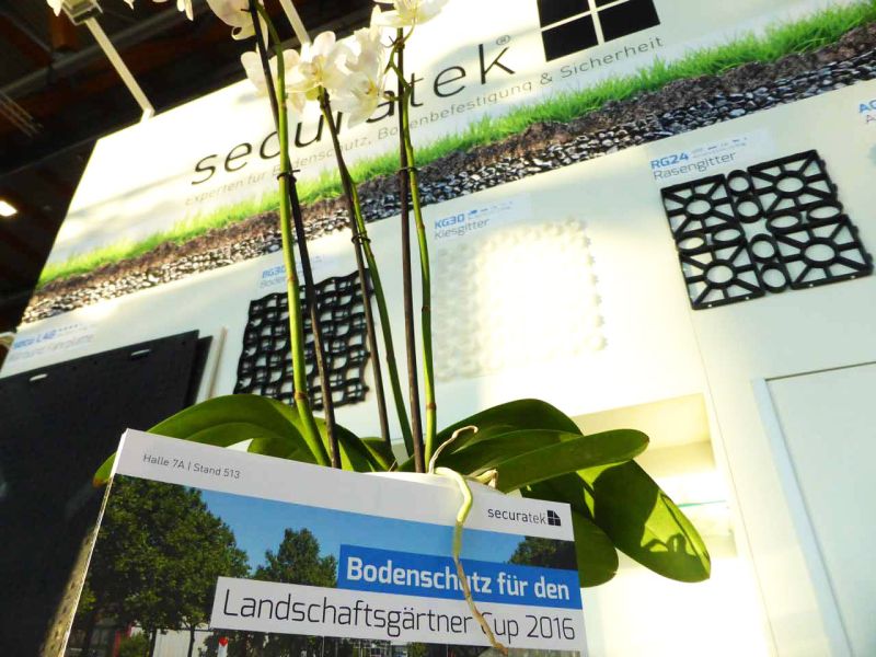 Galabau 2016 in Nürnberg, Halle 7A Stand 513