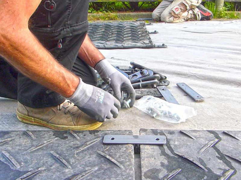 Mobile Baustrasse Modul Haus 50 referenz