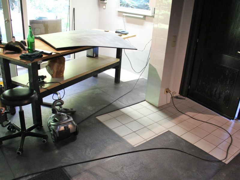 Dekorative Neugestaltung eines Bürobodens mit den Bodenmatten BM11