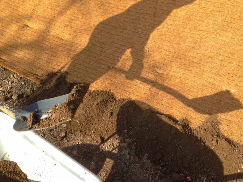 Verlegung der Mulchmatte Kokos MMK600 aus Kokos zur Hangbefestigung