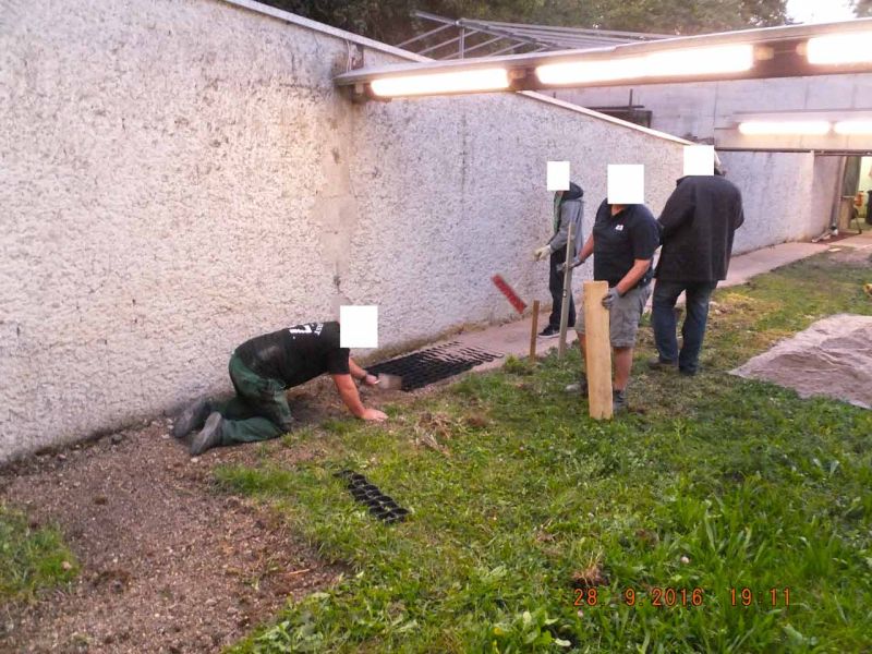 Bodengitter BG30 zur Befestigung der Laufwege in der Schießanlage eines Schützenverein
