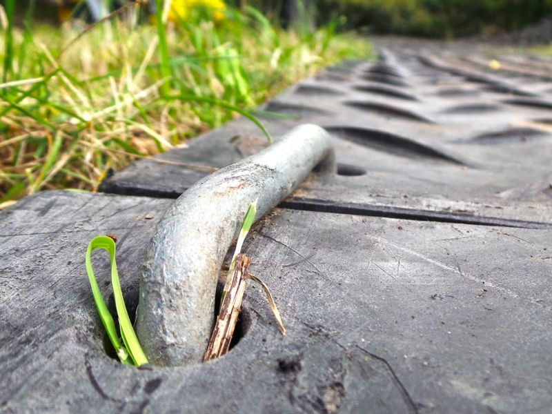 Mobile Baustraße als Zufahrtslösung für die DB Netz AG