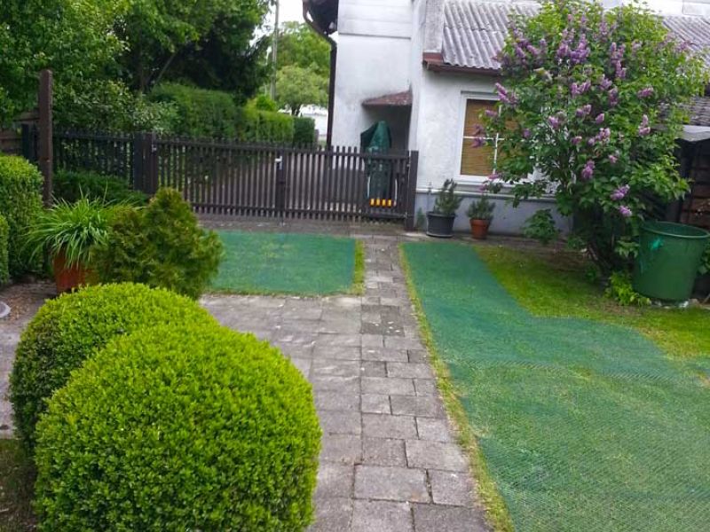 Rasennetz RN640 zur Rasenverstärkung und Rasenschutz im Garten und Hof