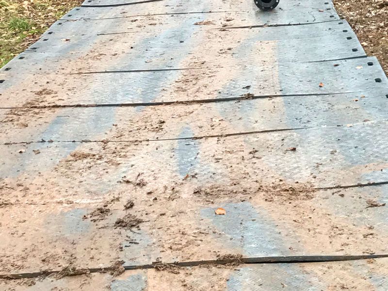 Mobile Baustraße mit s:tek 48 und e:tek PRO für den Einsatz bei einer Brunnensanierung