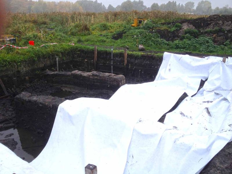 Geotextiles Trennvlies TV110 für eine archäologische Ausgrabungsstätte