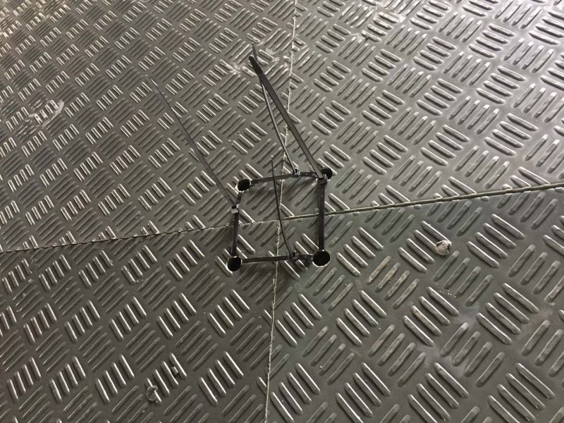 e:tek Fahrplatten aus Kunststoff zum Schutz des Boden und Parkhausboden eines im Neubau befindlichen Einkaufscenter (Shoppingmall / Arkade) in Bielefeld.