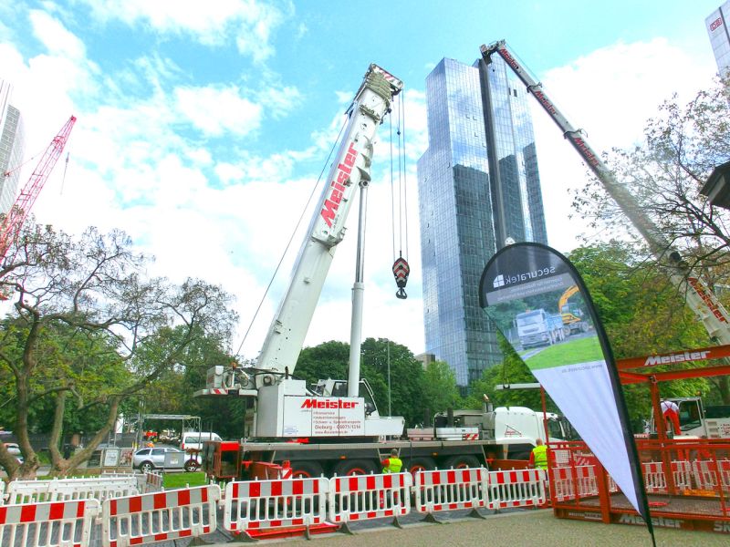Bodenschutz für das Wolkenkratzer Festival in Frankfurt/Main