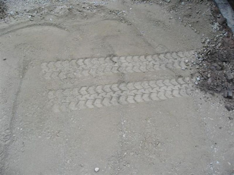 Kieswaben KW50 zur Herstellung eines tragfähigen Straßenunterbau