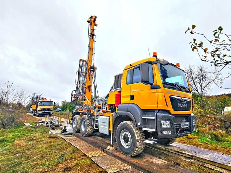 Fahrplatten als Baustraße für Bohrtechnik und Spezialtiefbau
