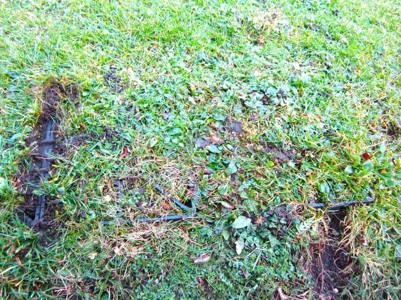 Rasengitter RG24 als nicht sichtbare Rasenverstärkung einer Nutzfläche