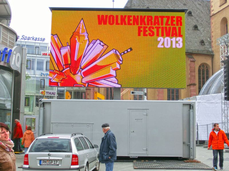 Bodenschutz für das Wolkenkratzer Festival in Frankfurt/Main