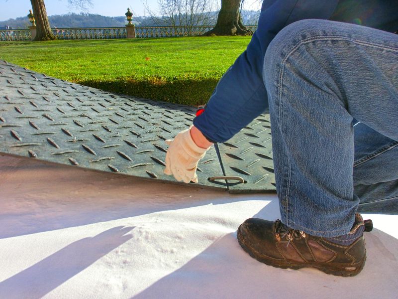 Mobile Baustraße im Schlosspark Weilburg