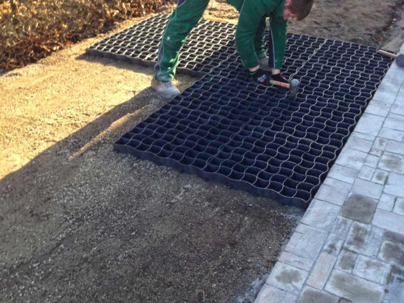 Bodengitter BG50 zur Herstellung eines zusätzlichen begrünten PKW Stellplatz