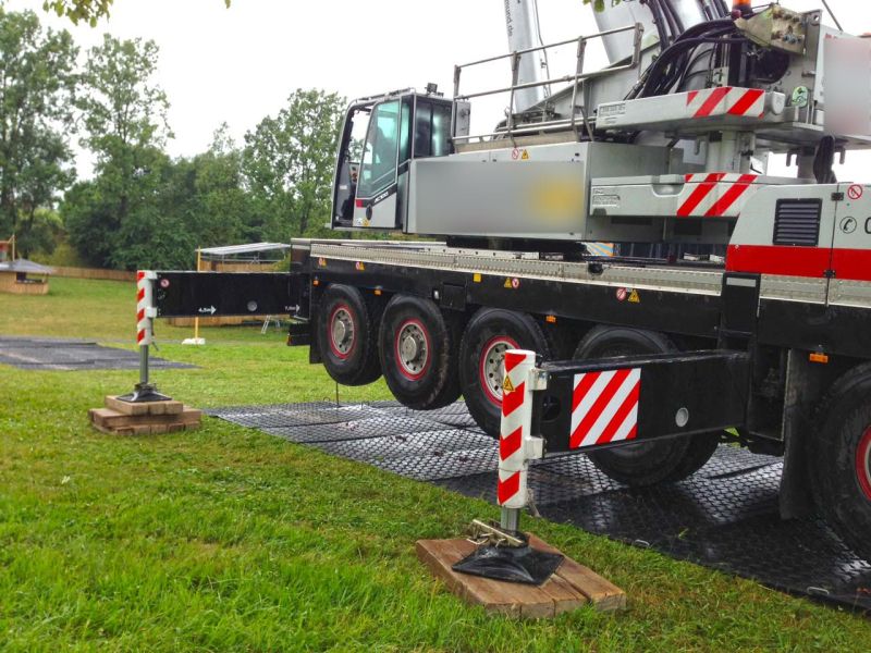 Mobile Fahrstraße für ein Open-Air-Event / Festival